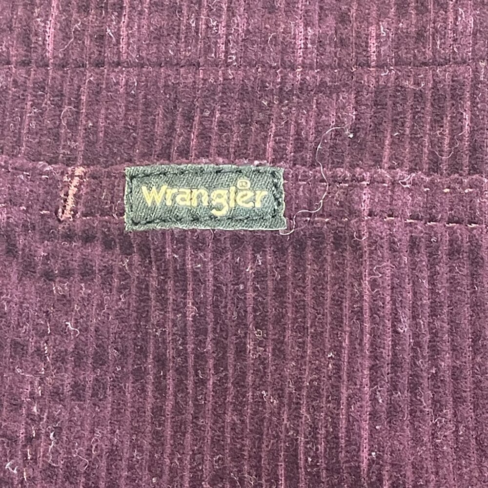 Wrangler Corduroy Overall Dress Purple Boho 90s Style Retro Small - Picture 10 of 16